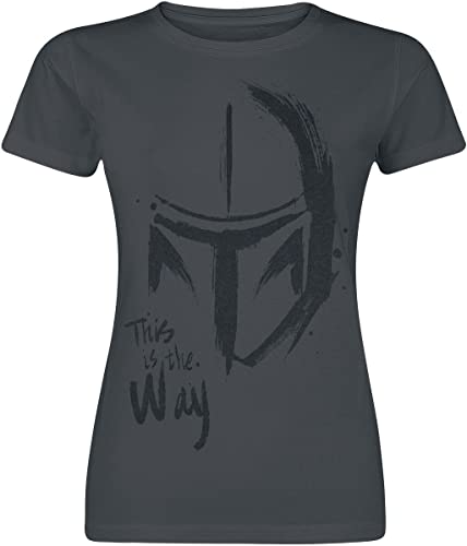 Star Wars The Mandalorian - This is The Way Frauen T-Shirt Graphite S von Star Wars