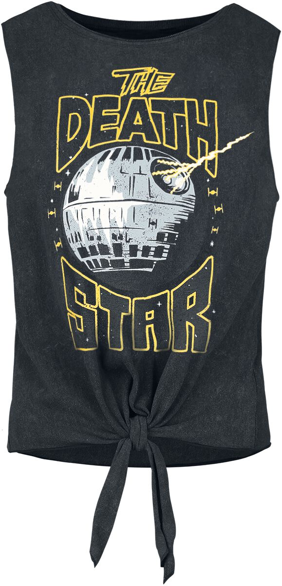 Star Wars Top - The Death Star - XL bis XXL - für Damen - Größe XXL - schwarz  - Lizenzierter Fanartikel von Star Wars