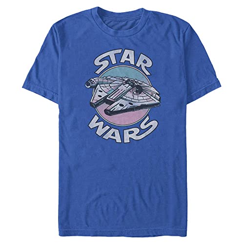 Star Wars Unisex Blastoff Cantina Organic Short Sleeve T-shirt, Hellblau, XXL von Star Wars