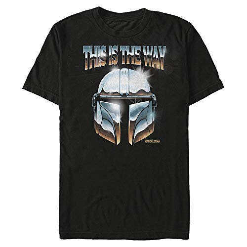 Star Wars Unisex Chrome Dome Organic Short Sleeve T-shirt, Schwarz, S von Star Wars