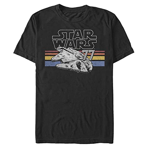 Star Wars - Falcon Stripes Unisex Crew neck Black M von Star Wars