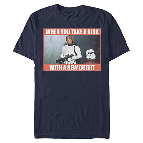 Star Wars Unisex New Outfit Organic Short Sleeve T-Shirt, Navy Blau, XL Star Wars Unisex New Outfit Organic Short Sleeve T-Shirt, Navy Blau, XL von Star Wars