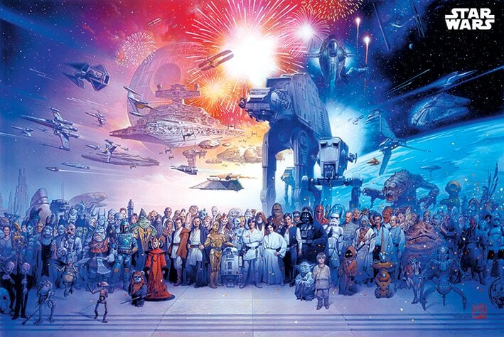 Star Wars Universe Poster multicolor von Star Wars