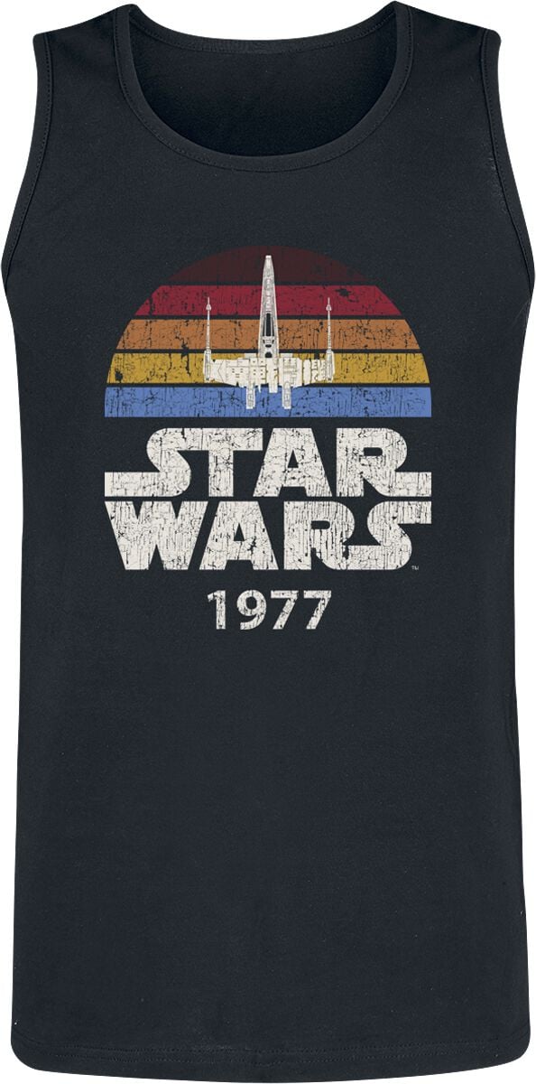Star Wars X-Wing 1977 Tank-Top schwarz in XXL von Star Wars