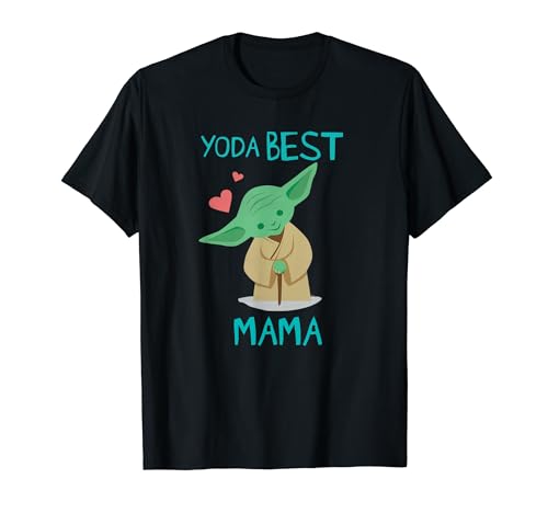 Star Wars Yoda Best Mama Yoda Chibi Portrait Mother’s Day T-Shirt von Star Wars