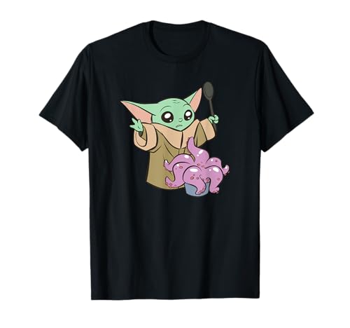Star Wars: The Mandalorian Baby Yoda Cooking Lunch Time T-Shirt von Star Wars
