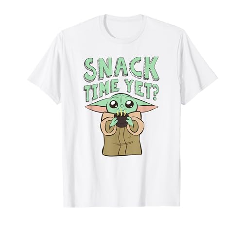Star Wars: The Mandalorian Baby Yoda Snack Time Yet? Cute T-Shirt von Star Wars
