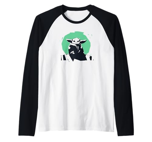 Star Wars: The Mandalorian Baby Yoda The Child Logo Raglan von Star Wars