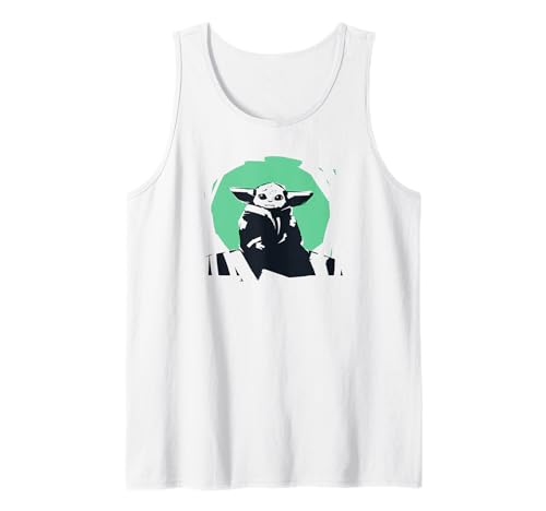 Star Wars: The Mandalorian Baby Yoda The Child Logo Tank Top von Star Wars