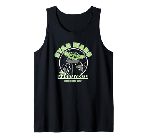 Star Wars: The Mandalorian Baby Yoda This Is The Way Logo Tank Top von Star Wars