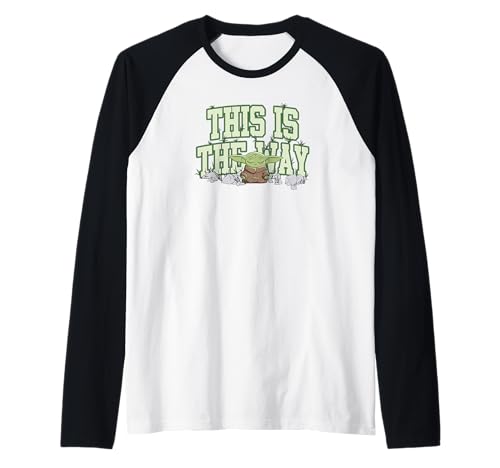 Star Wars: The Mandalorian This Is The Way Baby Yoda Raglan von Star Wars