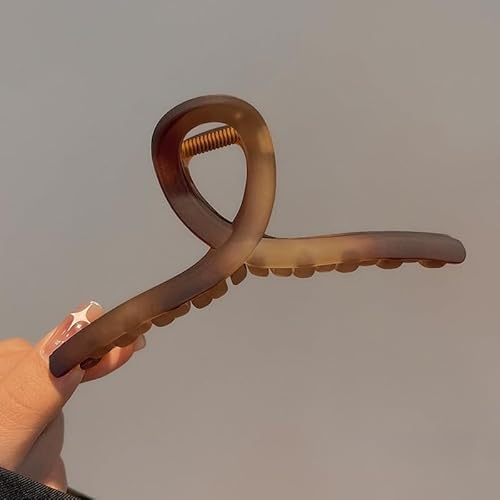 Haarklammer aus Acryl, matt, zum Kratzen, Haar-Zubehör für Damen, High-End-Haarzubehör, Haarzubehör für Damen (11) von Star i yuan