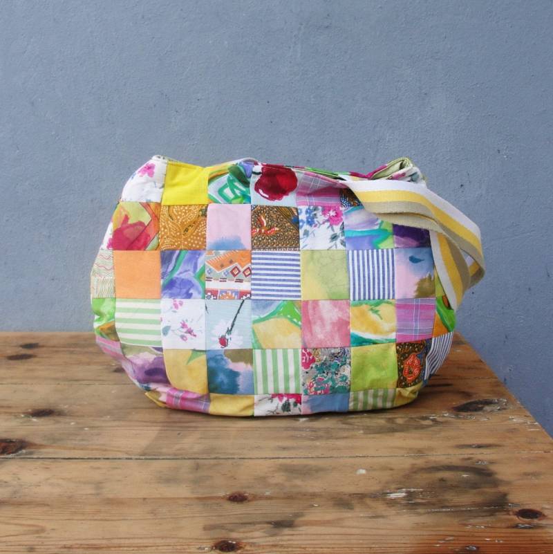 Gepatchte Glücks-Tasche in Knallbunt von StarBags