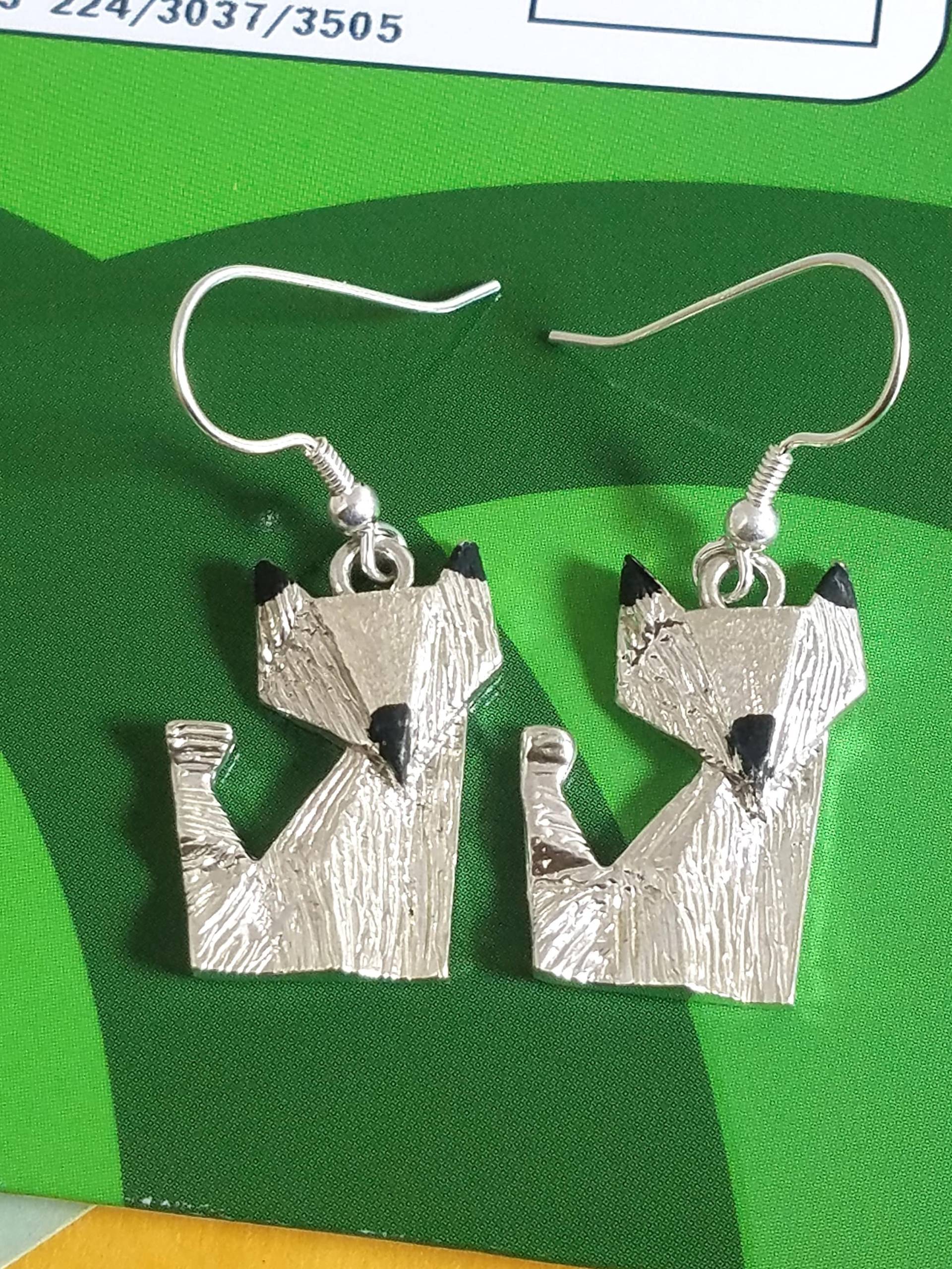 925 Sterling Silber Animal Designed Fuchs Ohrringe - Statement Geschenke Für Sie Minimalist Fuchs #2019 925 Sterling Silber Animal Designed Fuchs Ohrringe - Statement Geschenke Für Sie Minimalist Fuchs #2019 von StarBuckJewelry