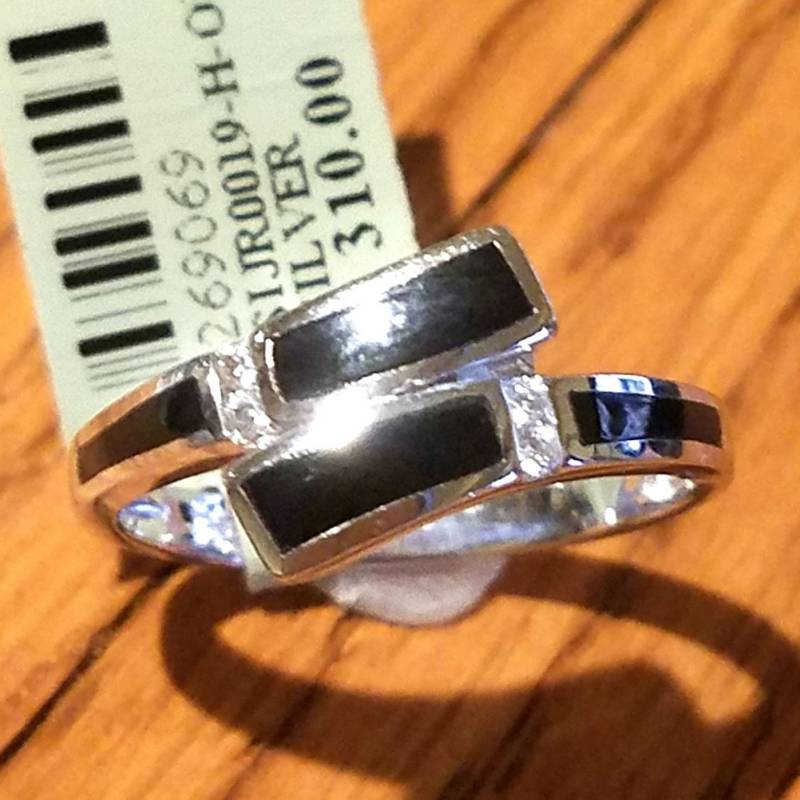 Damen Schwarzer Onix Ring Aus 925 Sterling Silber, Geschenk Für Sie. #2081 Damen Schwarzer Onix Ring Aus 925 Sterling Silber, Geschenk Für Sie. #2081 von StarBuckJewelry