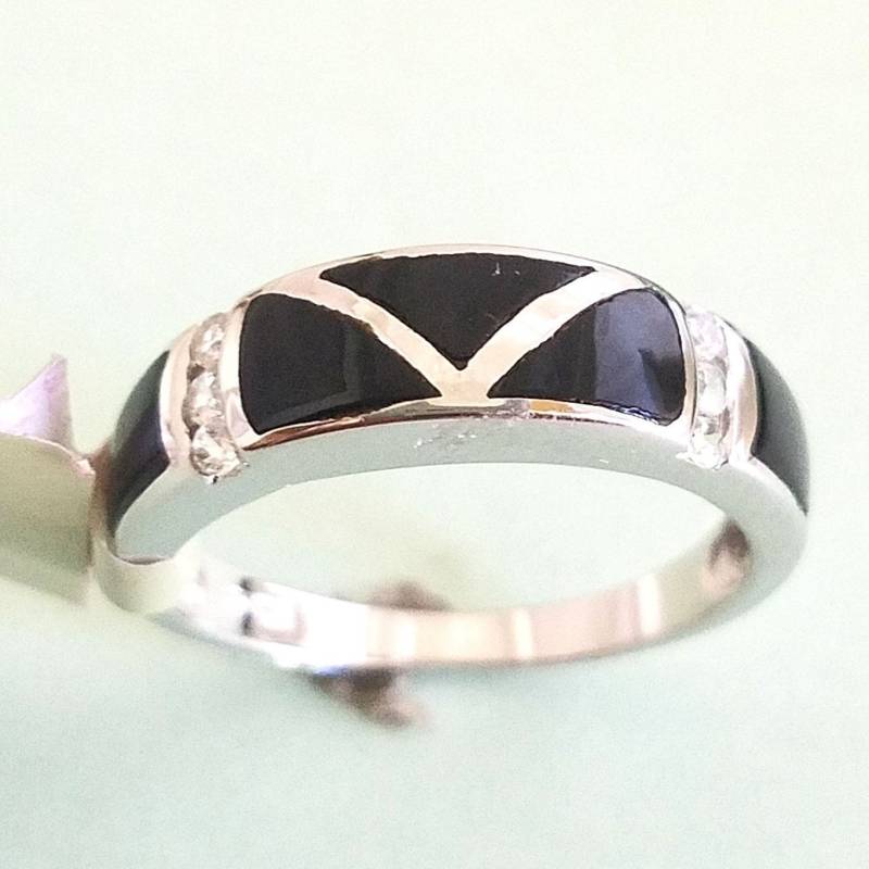 Damen Schwarzer Onix Ring Mit Cz 925 Sterling Silber, Geschenk Für Sie #2083 Damen Schwarzer Onix Ring Mit Cz 925 Sterling Silber, Geschenk Für Sie #2083 von StarBuckJewelry