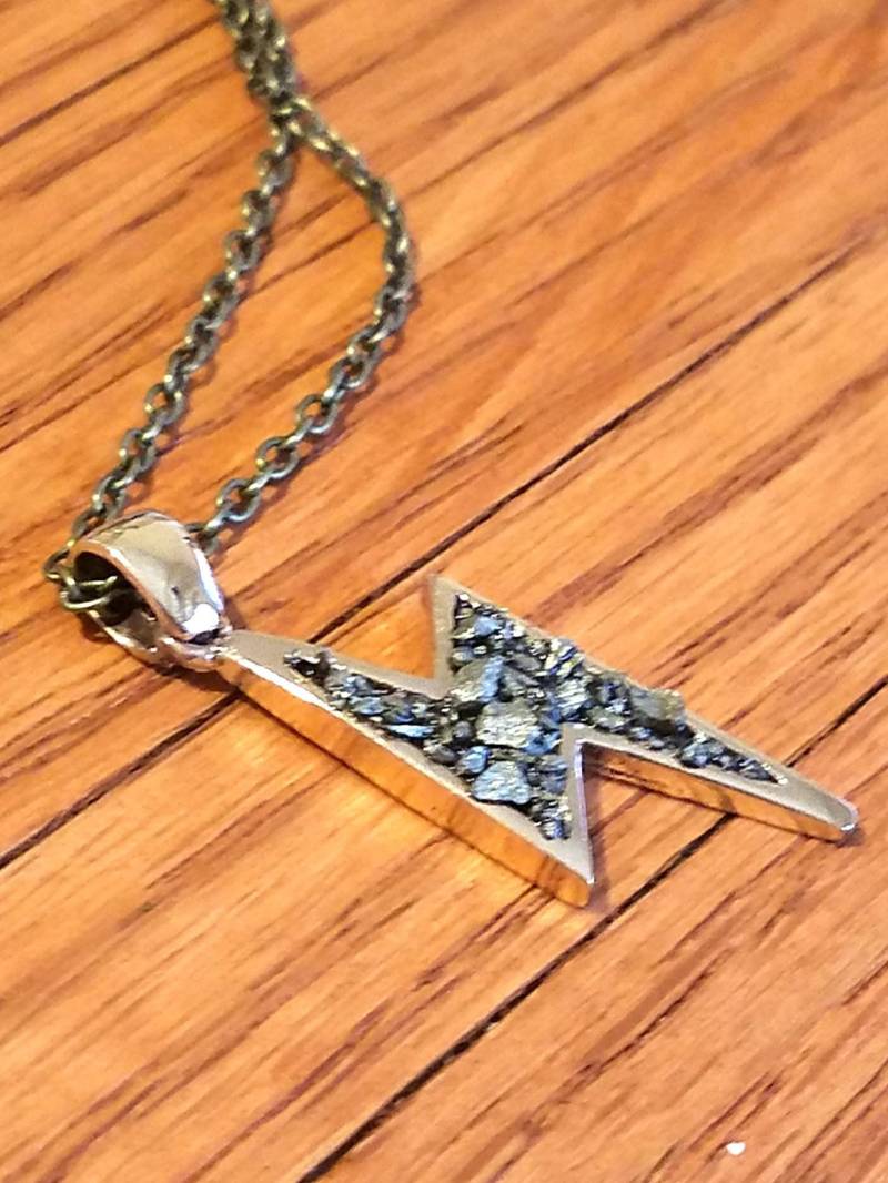 Natural Premium Pyrit Flash Sign Bronze Halskette - Bestfriend Personalisierte Angst Kristall 2086 von StarBuckJewelry