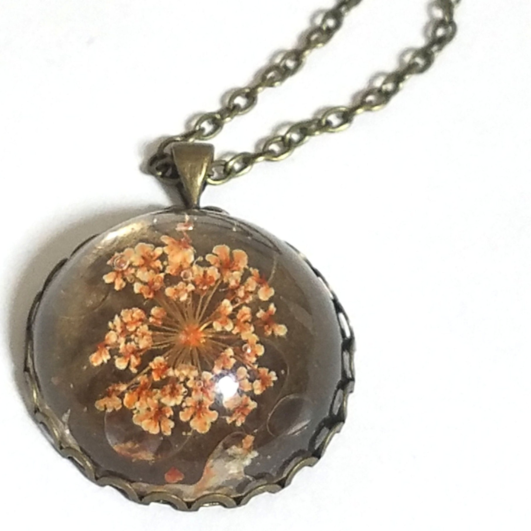 Pendent Orange Blüten Anhänger #2005 Pendent Orange Blüten Anhänger #2005 von StarBuckJewelry