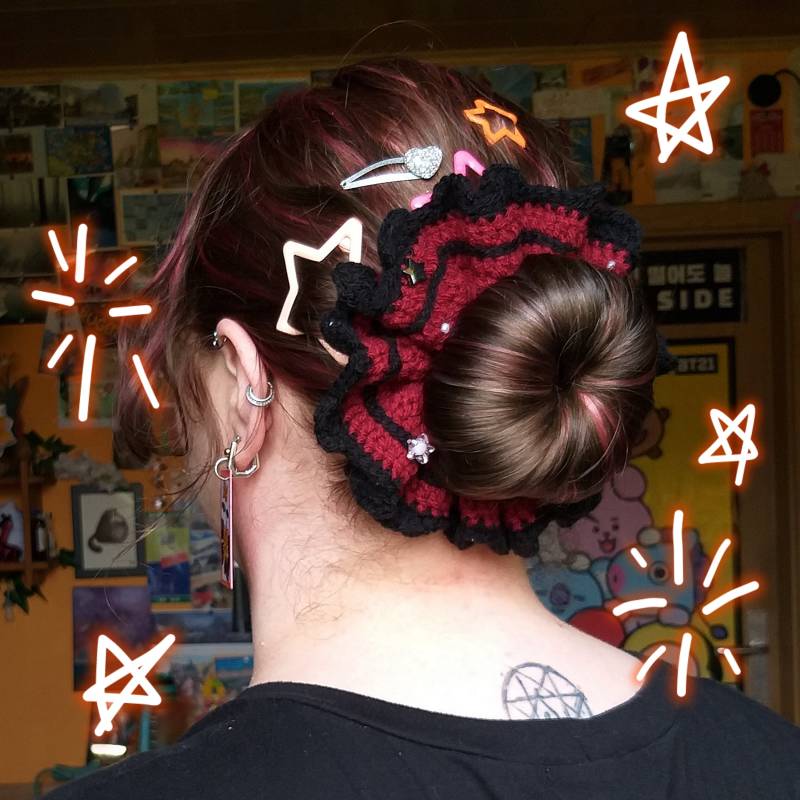 Mha "Eijiro Kirishima' Red Riot Scrunchie Anime Cosplay von StarPlantAC