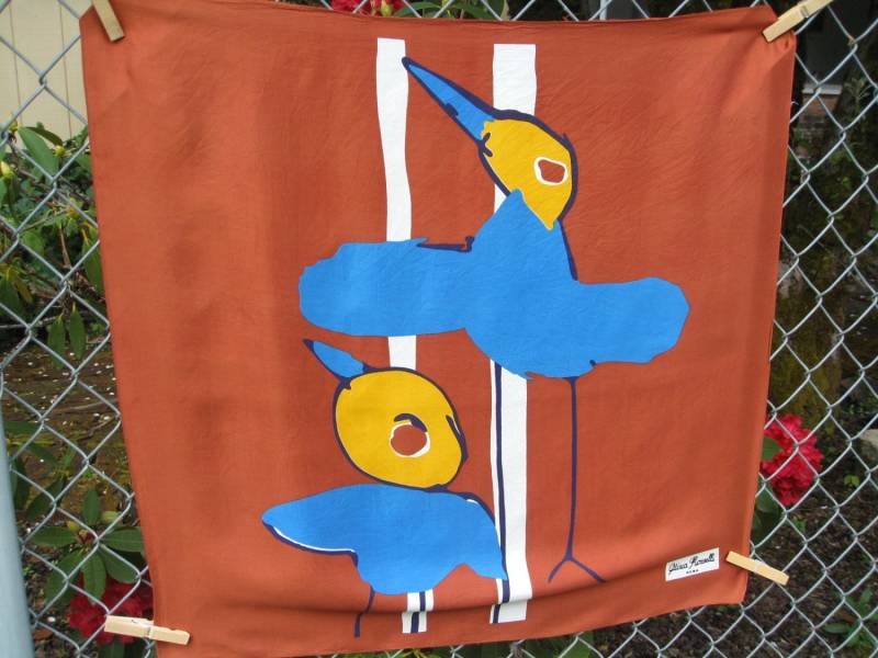 Olivia Rosselli Roma Schal Abract Vögel Vintage Acetat Kostenloser Versand Usa Olivia Rosselli Roma Schal Abract Vögel Vintage Acetat Kostenloser Versand Usa von StarScarves