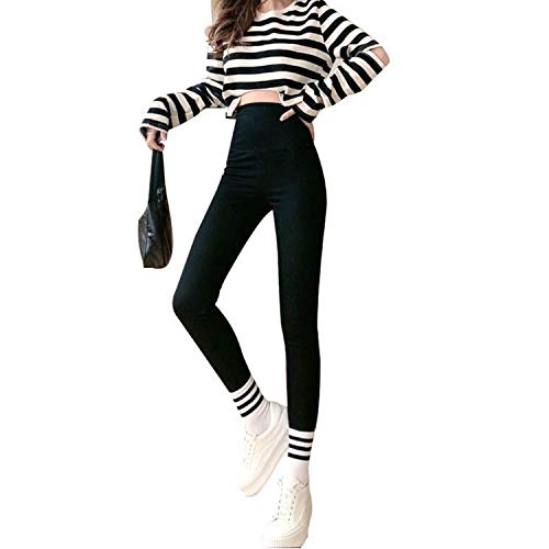 StarTreene Damen Thermo Leggings Vlies Gefüttert Elastisch Warm Winter Jeans Hochbund Skinny Denim Hose Jeggings von StarTreene