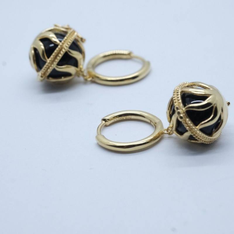 Interchangeable Moonstone Hoops 18K Gold Plated Interchangeable Moonstone Hoops 18K Gold Plated von StarbornJewelryShop