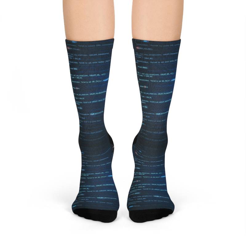 Computer Coding Socken, Softwaretechnik Programmier-Crew Frauen Männer Lustig Spaß Neuheit Cool Crazy Casual Einzigartiges Geschenk von Starcovedesign
