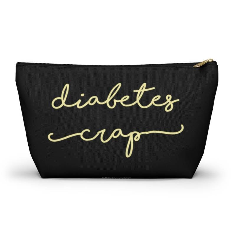 Diabetes Crap Tasche, Diabetiker Typ 1 2, One Diabetes, Accessoire Reißverschluss Tasche von Starcovedesign