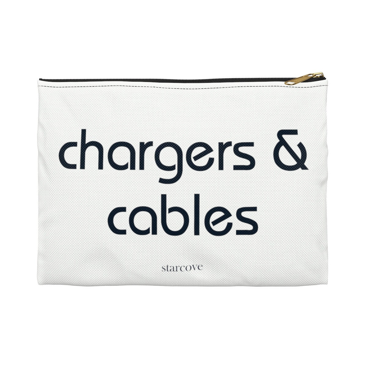 Ladegeräte Und Kabeltasche, Verpackung Reisetasche Aufbewahrungstasche, Reiseaccessoire Flat Zipper Tasche Geschenk von Starcovedesign