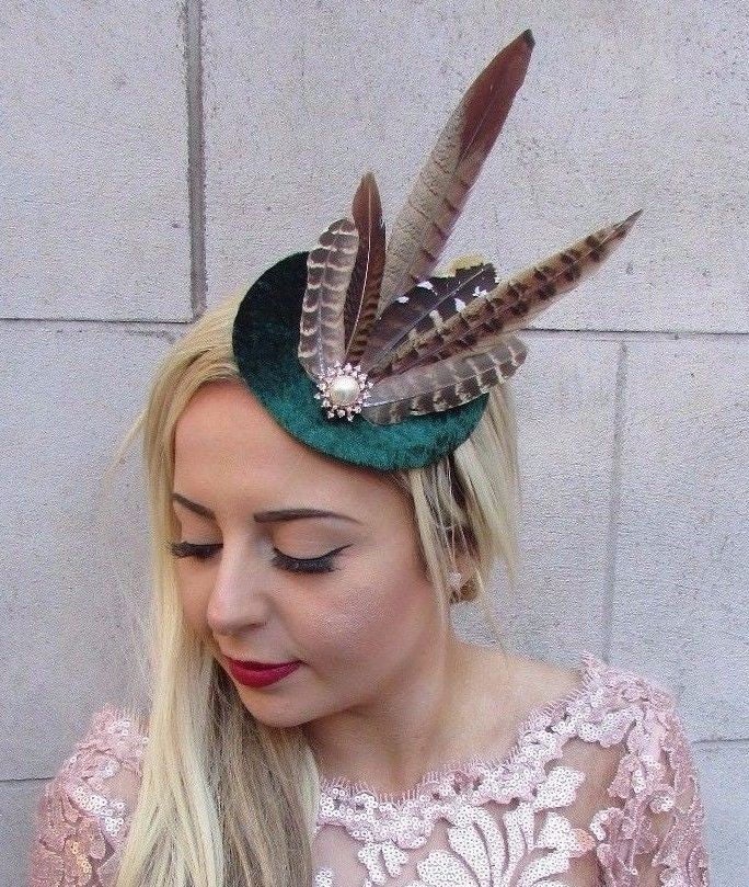Pillbox Hut Fasan Fascinator von Starcrossedbeauty