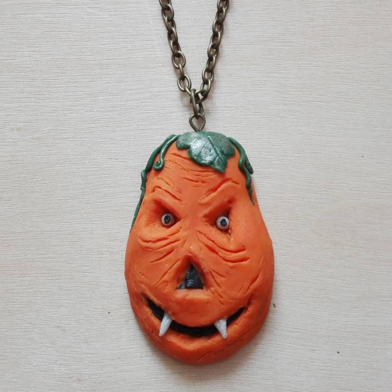 Kürbis Gesicht Anhänger, Schmuck, Halloween Halloween-Anhänger, Monsteranhänger Monser Geformt Kürbis Gesicht Anhänger, Schmuck, Halloween Halloween-Anhänger, Monsteranhänger Monser Geformt von StardustTreasury