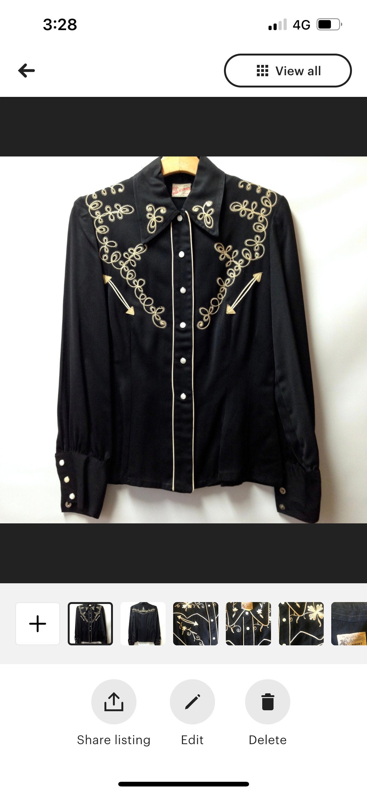 Damen Westernhemd von StardustVintage666