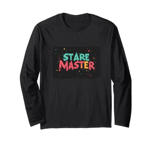 Colorful Stare Master Speech für Erwachsene und Kinder Langarmshirt von Stare Master Outfit