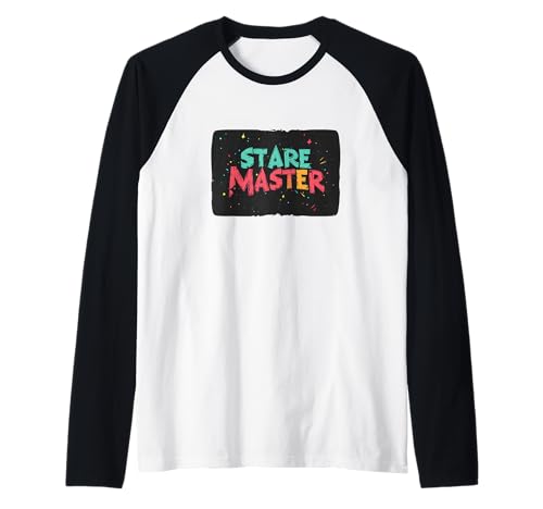 Colorful Stare Master Speech für Erwachsene und Kinder Raglan von Stare Master Outfit