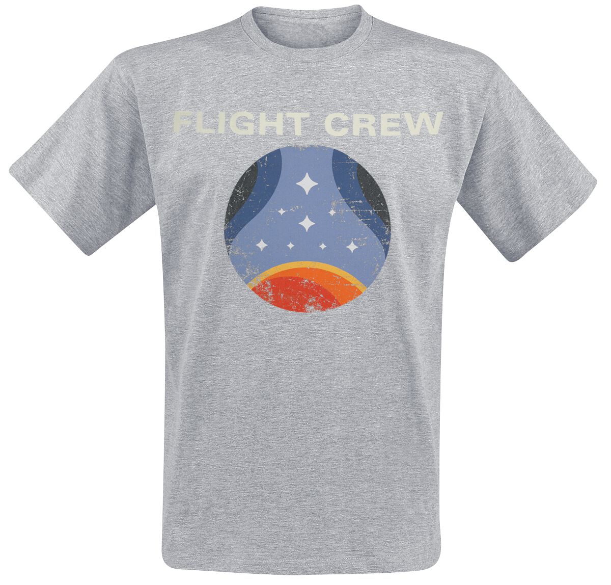 Starfield Flight Crew T-Shirt grau in M von Starfield