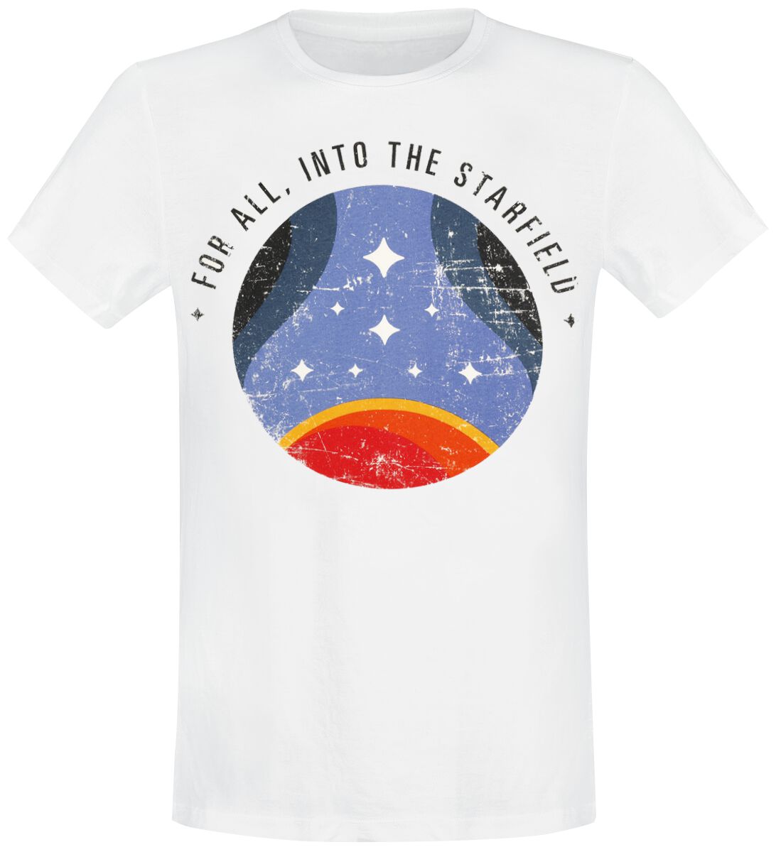Starfield - Gaming T-Shirt - Into The Starfield - S bis XXL - für Männer - Größe M - weiß von Starfield