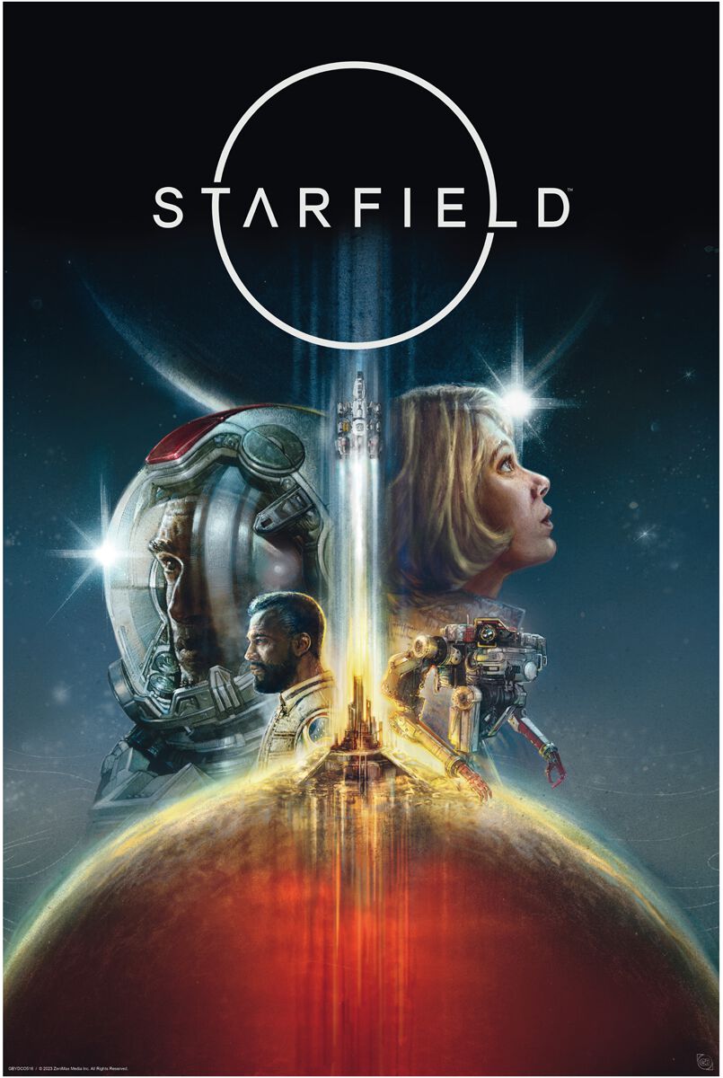 Starfield Journey Through Space Poster multicolor von Starfield