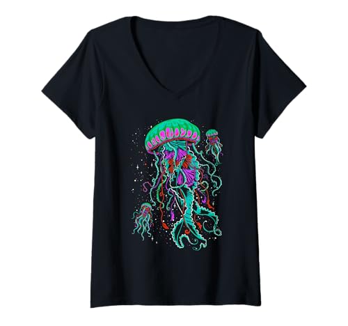 Damen Seestern T-Shirt mit V-Ausschnitt Damen Seestern T-Shirt mit V-Ausschnitt von Starfish