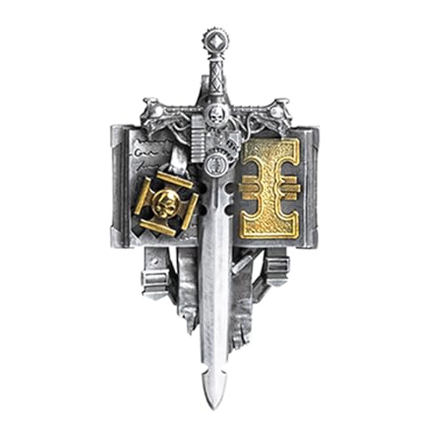 Starforged Grey Knights Exorcism Scripture Warhammer Halskette Sterlingsilber 40 Karat Gold gepflastert, Vergoldet, Kein Edelstein von Starforged