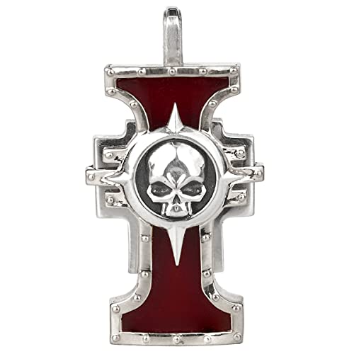 Starforged Kompatibel mit Warhammer 40k Siegel des Heiligen Ordos 1 PC [Sterling Silber Anhänger] Inquisitor von Starforged