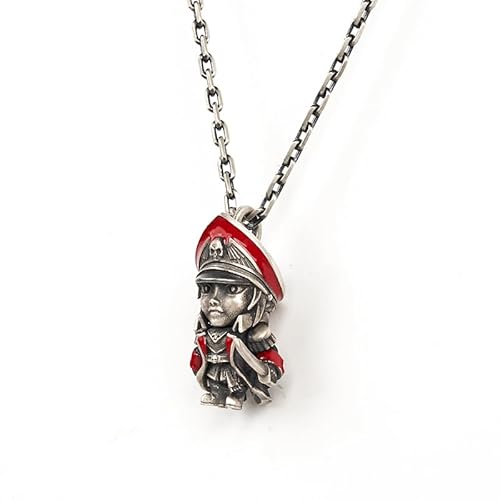 Starforged Pocket Commissar Paar Halskette Warhammer 40000 Geschenke Anhänger Schmuck Silber, Kupfer, Kein Edelstein von Starforged