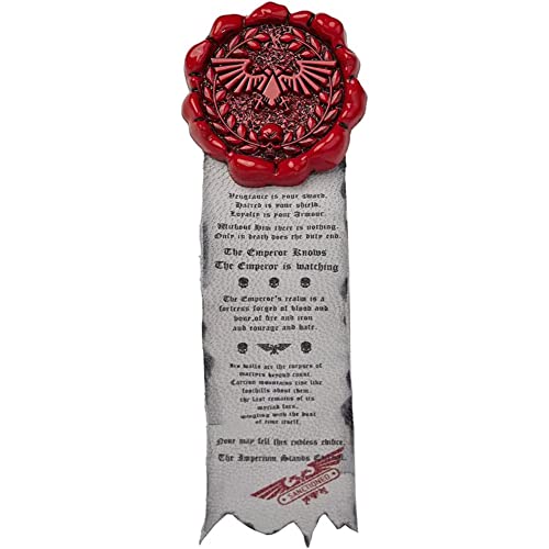 Starforged Reinheitssiegel Adepta Sororitas Grey Knights, Ultramarines, Brosche, Anhänger, Warhammer 40K, Leder, Kein Edelstein von Starforged