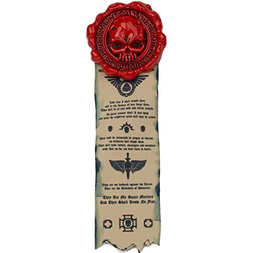 Starforged Reinheitssiegel Adepta Sororitas Grey Knights, Ultramarines, Brosche, Anhänger, Warhammer 40K, Leder, Kein Edelstein von Starforged