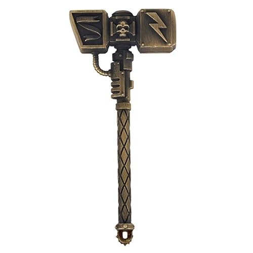 Starforged Warhammer 40000 Thunderhammer & Thunderhead Schlüsselanhänger Space Marines Astartes WH40 Schmuck, Bronze, Einheitsgröße Starforged Warhammer 40000 Thunderhammer & Thunderhead Schlüsselanhänger Space Marines Astartes WH40 Schmuck, Bronze, Einheitsgröße von Starforged