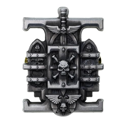 Starforged Warhammer 40K Chapter Icon Grey Knight Death Watch Space Wölves Pin Badge Herren Accessoires, Legierter Stahl, Kein Edelstein von Starforged