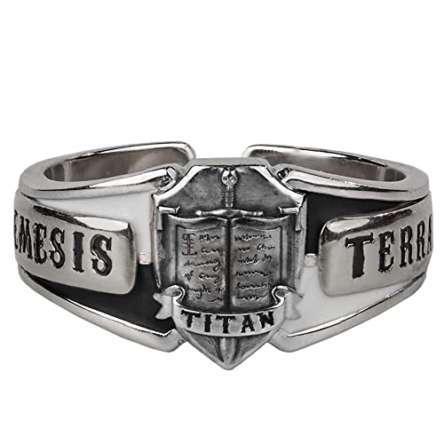 Starforged Warhammer 40K Space Marine Grey Knight Kaldor Draigo Oath Ring Herren Geschenk Sterling Silber, Medium, Metall, Kein Edelstein Starforged Warhammer 40K Space Marine Grey Knight Kaldor Draigo Oath Ring Herren Geschenk Sterling Silber, Medium, Metall, Kein Edelstein von Starforged