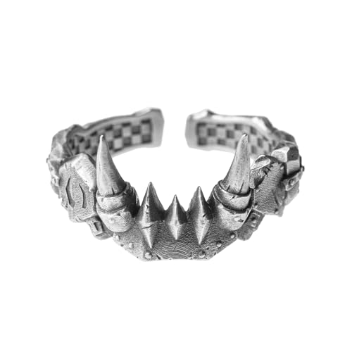 Starforged Warhammer 40K The Pair Ring of Gork and Mork Greenskins Orkz Sliver Rings Accessories Jewelry-Set Starforged Warhammer 40K The Pair Ring of Gork and Mork Greenskins Orkz Sliver Rings Accessories Jewelry-Set von Starforged