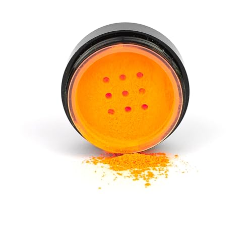 Stargazer Lidschatten, vegane und parabenfreie Formel, die unter UV-Licht leuchtet, Neon-Orange von Stargazer