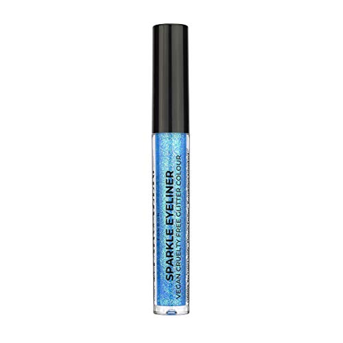 Stargazer Sparkle Vegan Glitter Liquid Eyeliner Schnell Trocknend Fein Extreme Glitter Farbe Blau von Stargazer