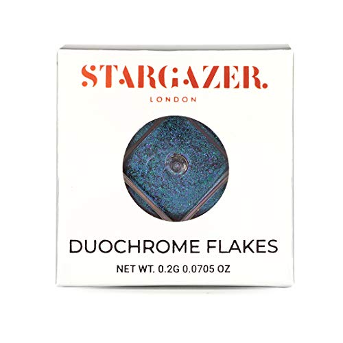 Stargazer Duochrome Flakes, Color Shift Mezermising Lose Glitzer Farbe in Blau Lila von Stargazer